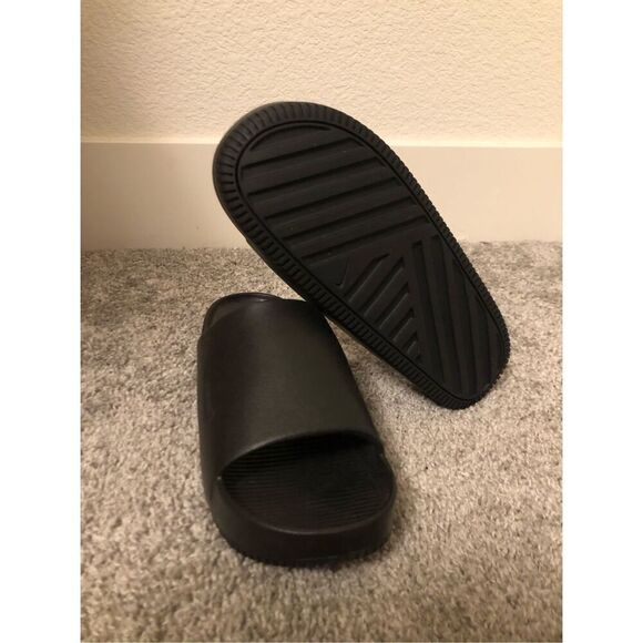 Nike Calm Slide Men's Size 8/ Women's Size 9 Black - Picture 5 of 8